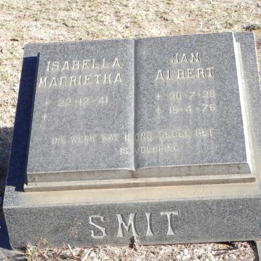 SMIT Jan Albert 1938-1976 &amp; Isabella Magrietha 1941-