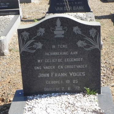 VOGES John Frank 1925-1972