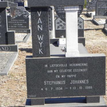 WYK Stephanus Johannes, van 1934-1980