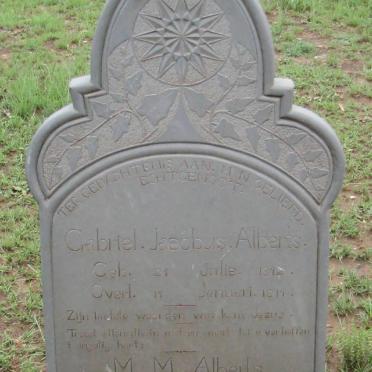 ALBERTS Gabriel Jacobus 1912-1917