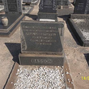 BASSON Paul Christoffel 1918-1950