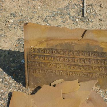 BADENHORS Barind Jacobus 1934-1936