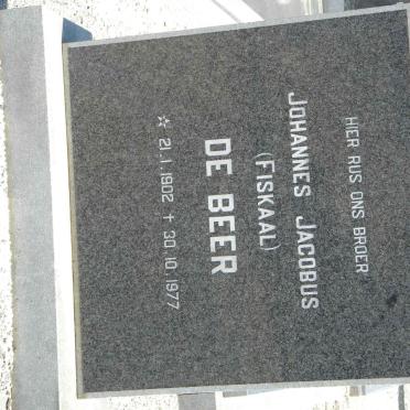 BEER Johannes Jacobus, de 1902-1977