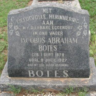 BOTES Jacobus Abraham 1879-1927