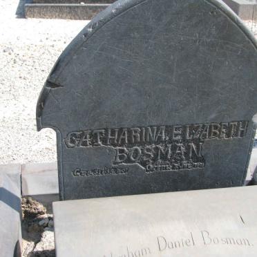 BOSMAN Abraham Daniël 1872-1930 :: BOSMAN Catharina Elzabeth 1907-1915