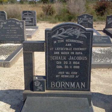 BORNMAN Schalk Jacobus 1904-1968