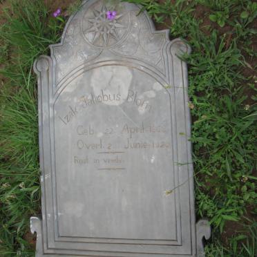 BLOM Izak Jakobus 1868-1920