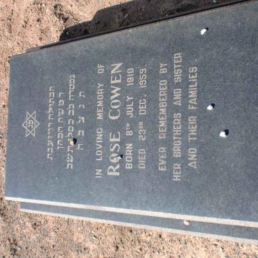 COWEN Rose 1910-1959