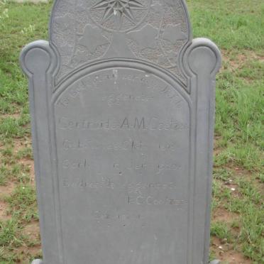 COETZEE Gertruida A.M. 1875-1925