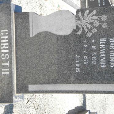 CHRISTIE Marthinus Hermanus 1917-1976