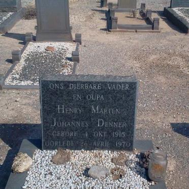 DENNER Henry Marten Johannes 1915-1970