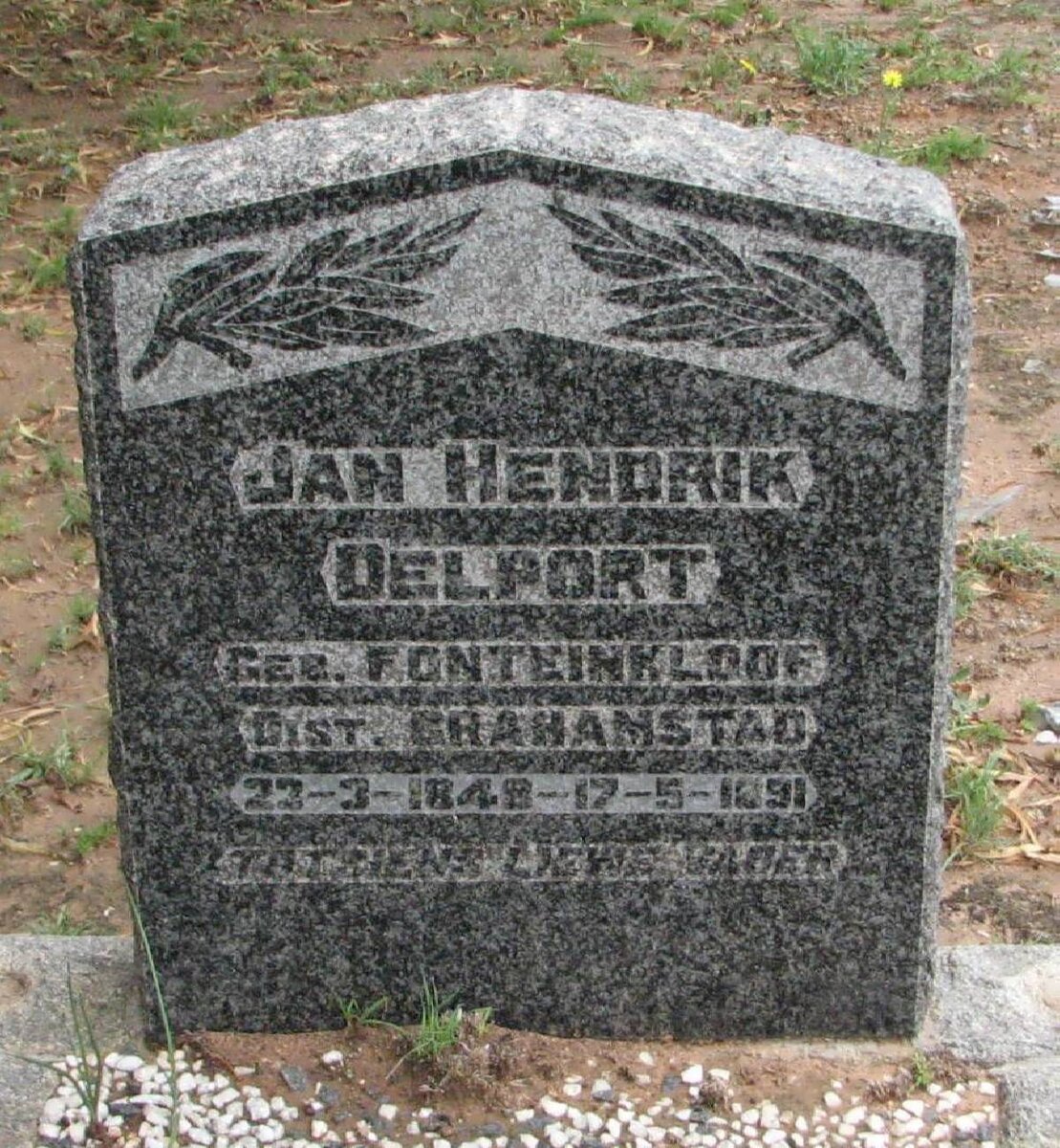 DELPORT Jan Hendrik 1848-1891