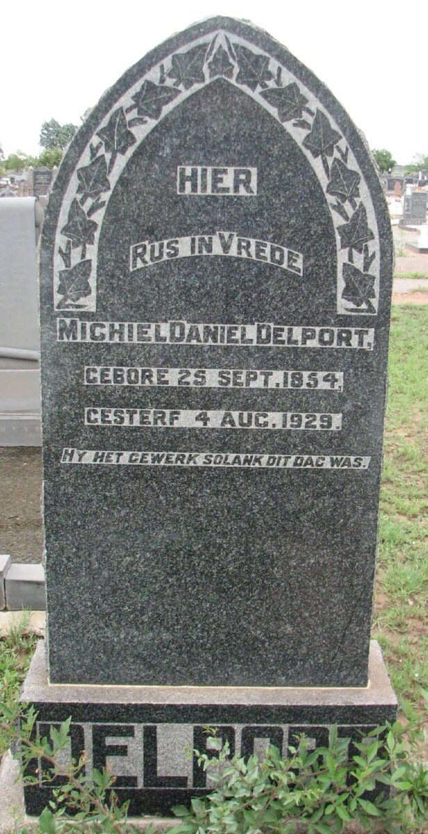 DELPORT Michiel Daniel 1854-1929