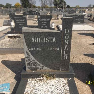 DONALD Augusta 1924-1971