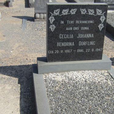 DORFLING Cecilia Johanna Hendrina 1867-1947