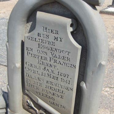 ERNST Pieter Francis 1897-1941