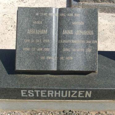 ESTHERHUIZEN Abraham 1983-1981 &amp; Anna Johanna 1914-1961