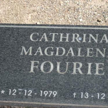 FOURIE Cathrina Magdalena 1979-1979
