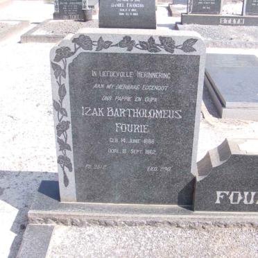 FOURIE Izak Bartholomeus 18?-196