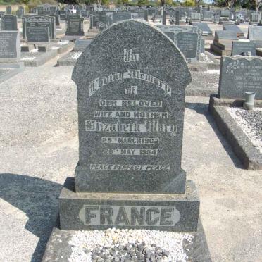 FRANCE Elizabeth Mary 1902-1954