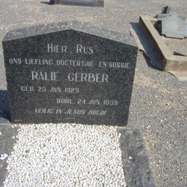 GERBER Ralie 1929-1939