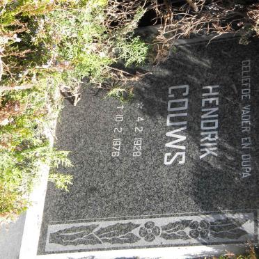 GOUWS Hendrik 1928-1976