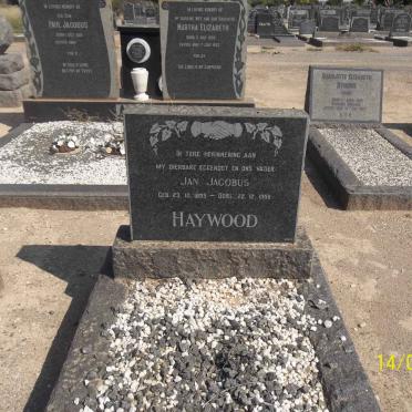 HAYWOOD Jan Jacobus 1899-1956