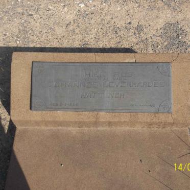 HATTINGH Johannes Levenhardus 1865-1935