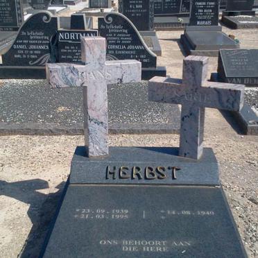 HERBST Hans 1939-1995 &amp; Sarie 1940-