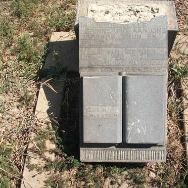 HEERDEN Willie, van 1912-1927