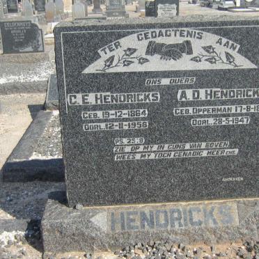 HENDRICKS C.E. 1864-1956 &amp; A.D. OPPERMAN 1884-1947