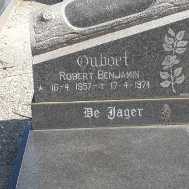 JAGER Robert Benjamin, de 1957-1974
