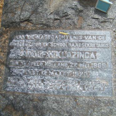 KLAZINGA Adolf H. 1869-1920