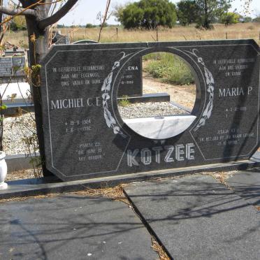 KOTZEE Michiel C.E. 1924-1992 &amp; Maria P. 1926-