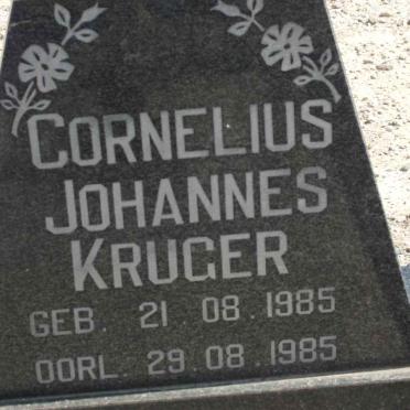 KRUGER Cornelius Johannes 1985-1985
