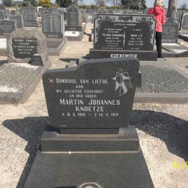 KNOETZE Martin Johannes 1931-1971