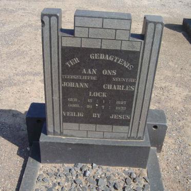 LOCK Johann Charles 1927-1933