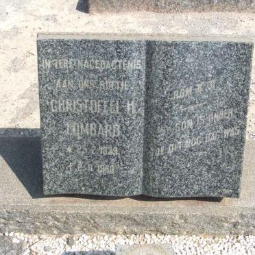 LOMBARD Christoffel H.