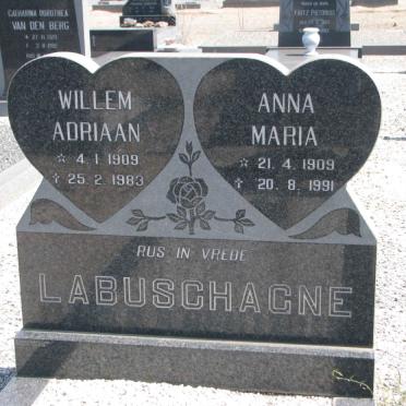 LABUSCHAGNE Willem Adriaan 1909-1983 &amp; Anna Maria 1909-1991