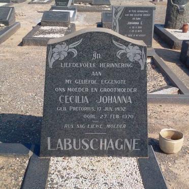 LABUSCHAGNE Ferdinand Jacobus 1893-1973 &amp; Cecilia Johanna 1892-1970
