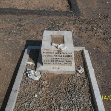 LUDICK Louisa Maria 1922-1932