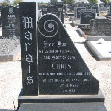 MARAIS Chris 1916-1984