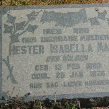 MARKS Hester Isabella nee WILSON 1889-1928