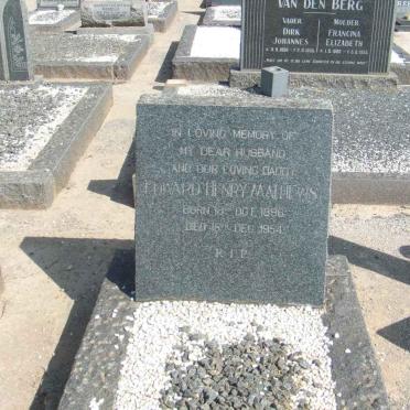 MATHEWS Edward Henry 1896-1954