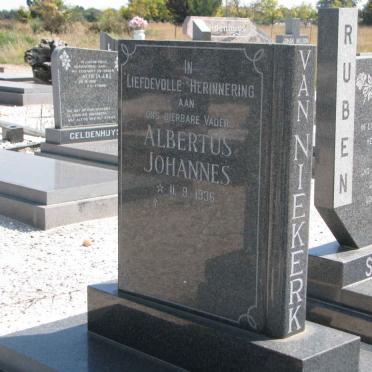NIEKERK Albertus Johannes, van 1936-