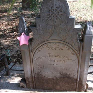 NIEMANN Roberd Tomas Stuard 1916-1916