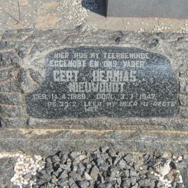 NIEUWOUDT Gert Hermias 1889-1947