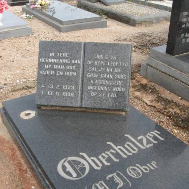 OBERHOLZER M.J. 1923-1998