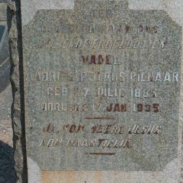 PIENAAR Andries Petrus 1885-1935