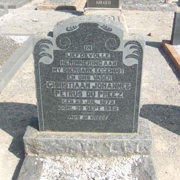 PREEZ Christiaan Johannes Petrus, du 1872-1952